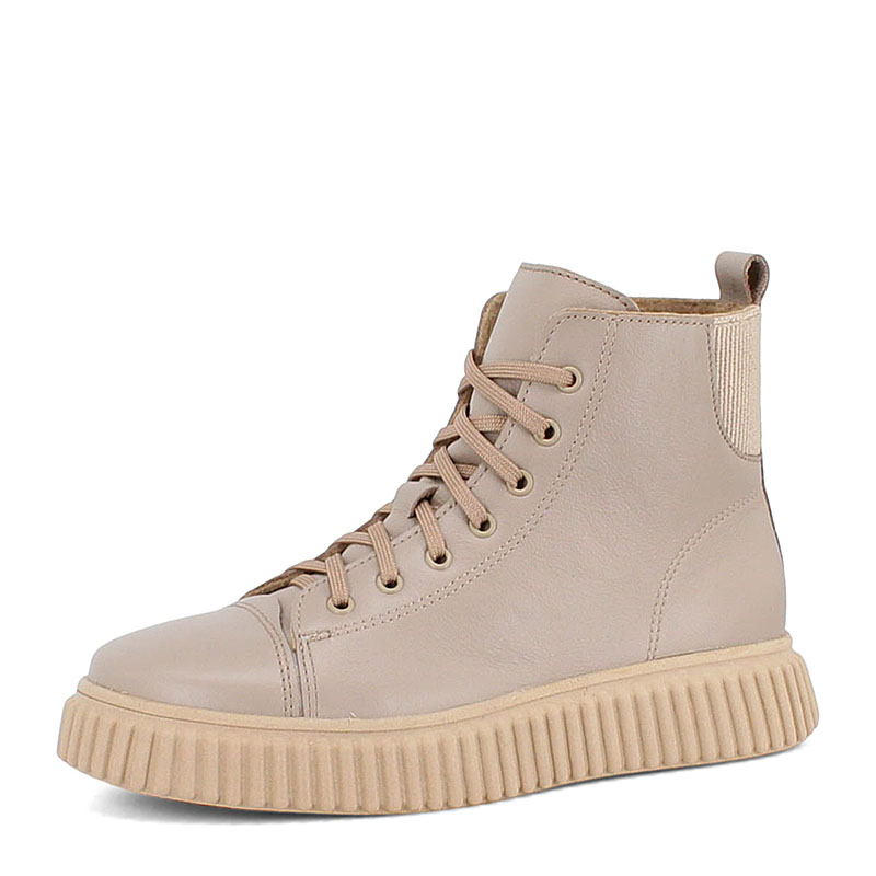 Ботинки, артикул 2141, цвет бежевый купить в интернет-магазине Shoeslel с доставкой по России