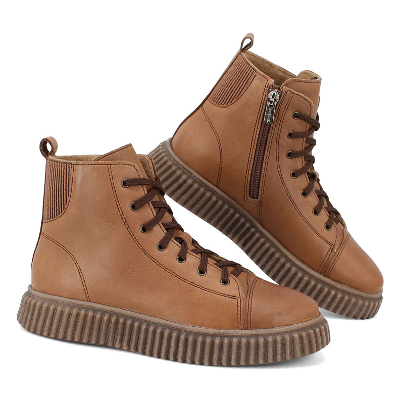 Ботинки, артикул 2141, цвет коричневый купить в интернет-магазине Shoeslel с доставкой по России