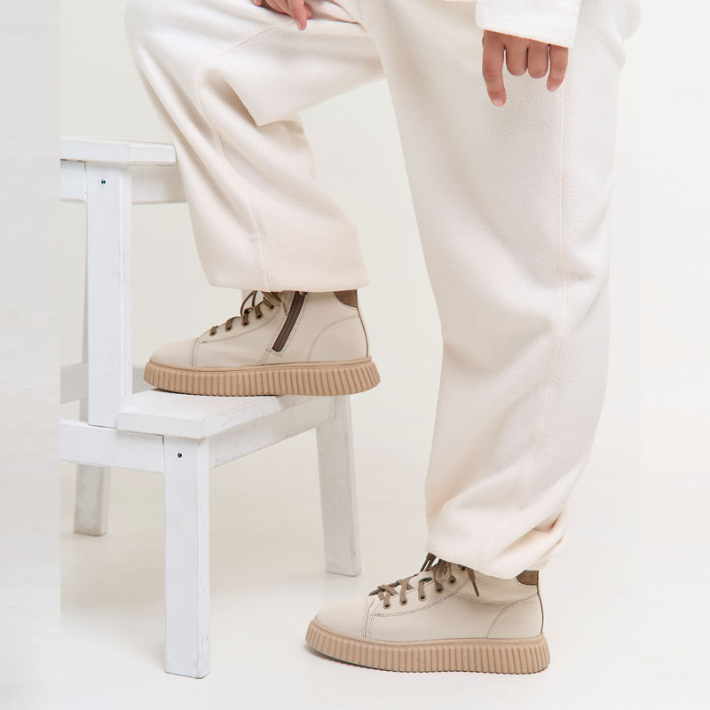 Ботинки, артикул 2141, цвет капучино купить в интернет-магазине Shoeslel с доставкой по России