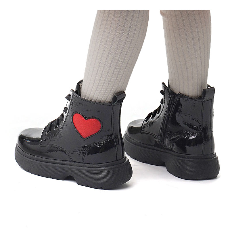 Ботинки, артикул 2145, цвет черный купить в интернет-магазине Shoeslel с доставкой по России