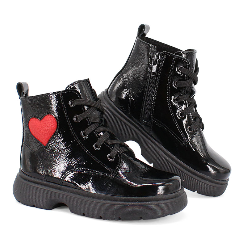 Ботинки, артикул 2145, цвет черный купить в интернет-магазине Shoeslel с доставкой по России