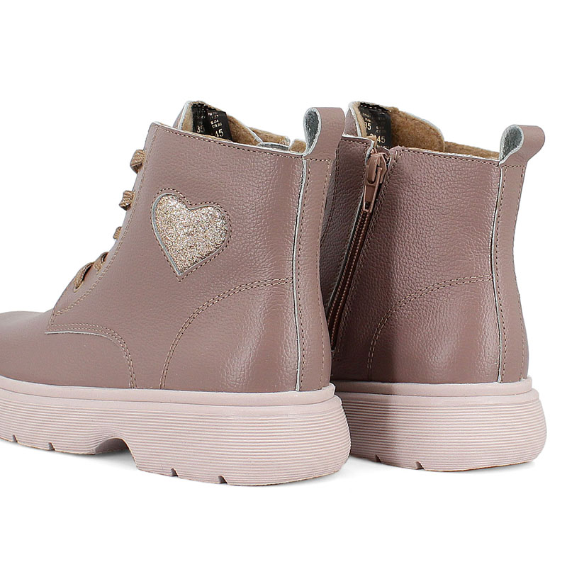 Ботинки, артикул 2145, цвет пыльно-розовый купить в интернет-магазине Shoeslel с доставкой по России