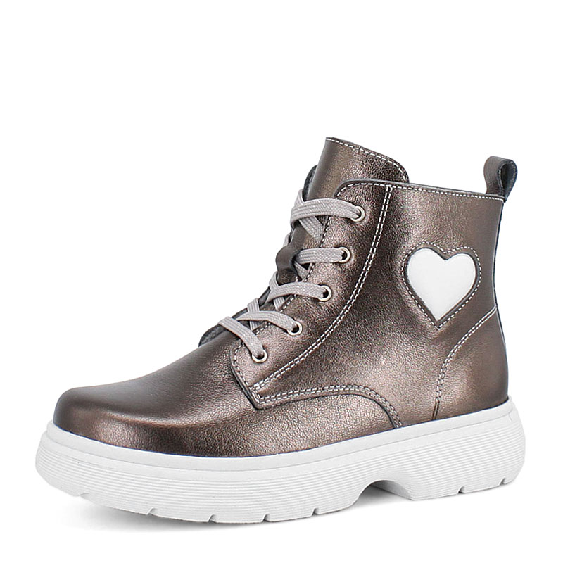 Ботинки, артикул 2145, цвет серебристый купить в интернет-магазине Shoeslel с доставкой по России