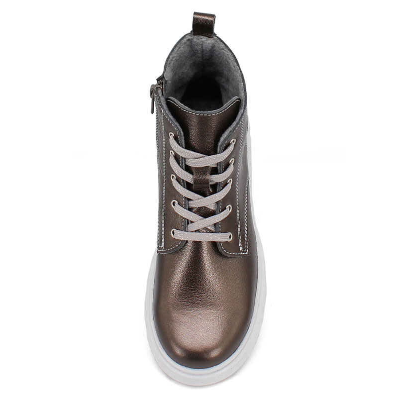 Ботинки, артикул 2145, цвет серебристый купить в интернет-магазине Shoeslel с доставкой по России