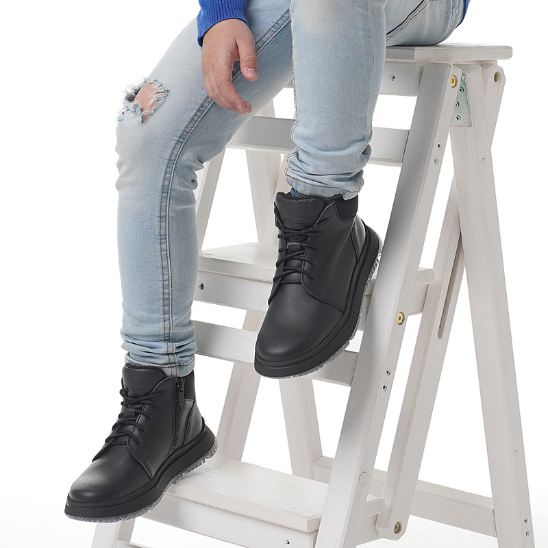 Ботинки, артикул 2150, цвет черный купить в интернет-магазине Shoeslel с доставкой по России