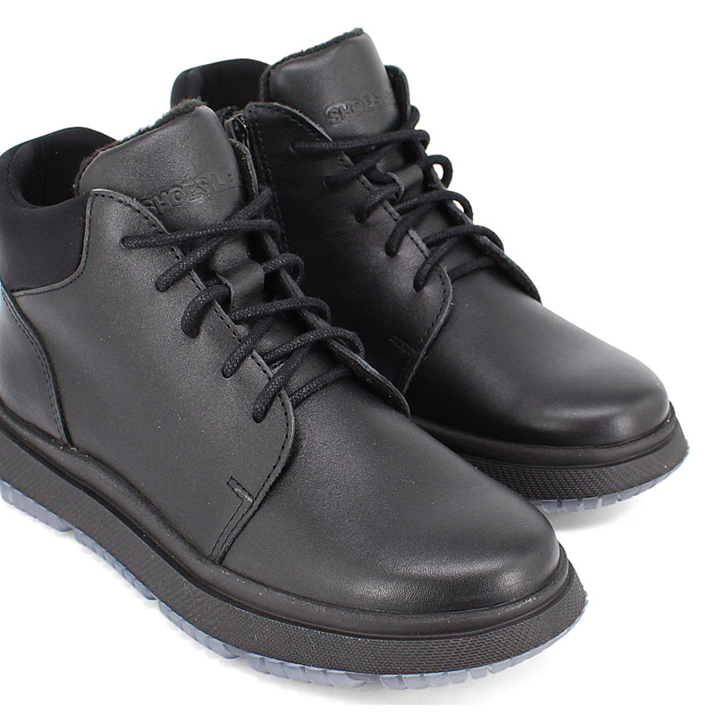 Ботинки, артикул 2150, цвет черный купить в интернет-магазине Shoeslel с доставкой по России