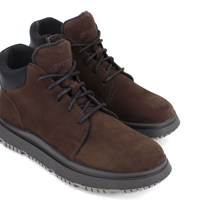 Ботинки, артикул 2150, цвет т.коричневый купить в интернет-магазине Shoeslel с доставкой по России
