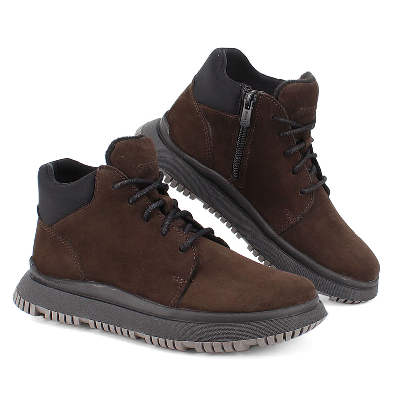 Ботинки, артикул 2150, цвет т.коричневый купить в интернет-магазине Shoeslel с доставкой по России