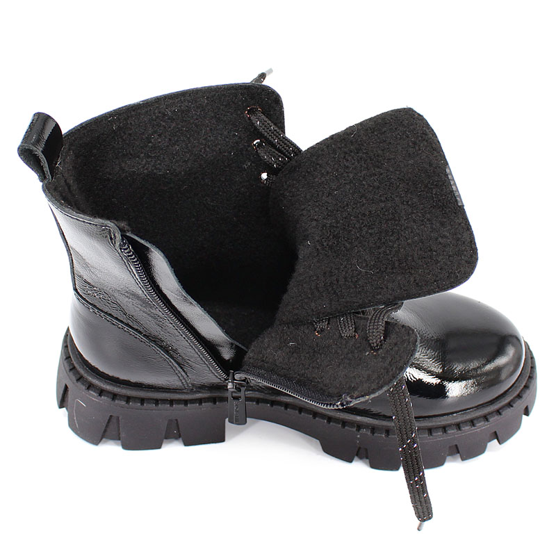 Ботинки, артикул 2152, цвет черный купить в интернет-магазине Shoeslel с доставкой по России