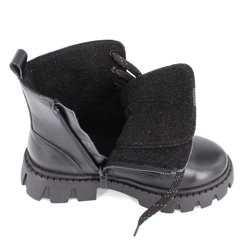 Ботинки, артикул 2152, цвет черный купить в интернет-магазине Shoeslel с доставкой по России