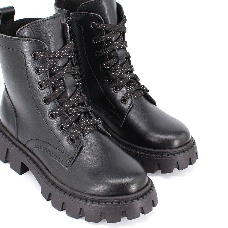 Ботинки, артикул 2152, цвет черный купить в интернет-магазине Shoeslel с доставкой по России