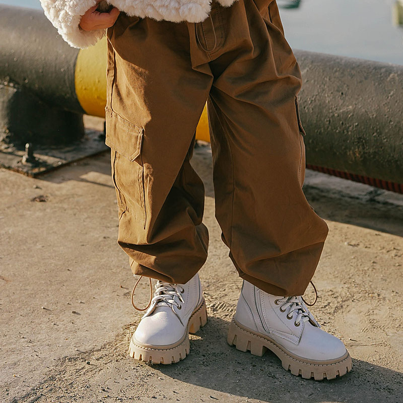 Ботинки, артикул 2152, цвет белый купить в интернет-магазине Shoeslel с доставкой по России