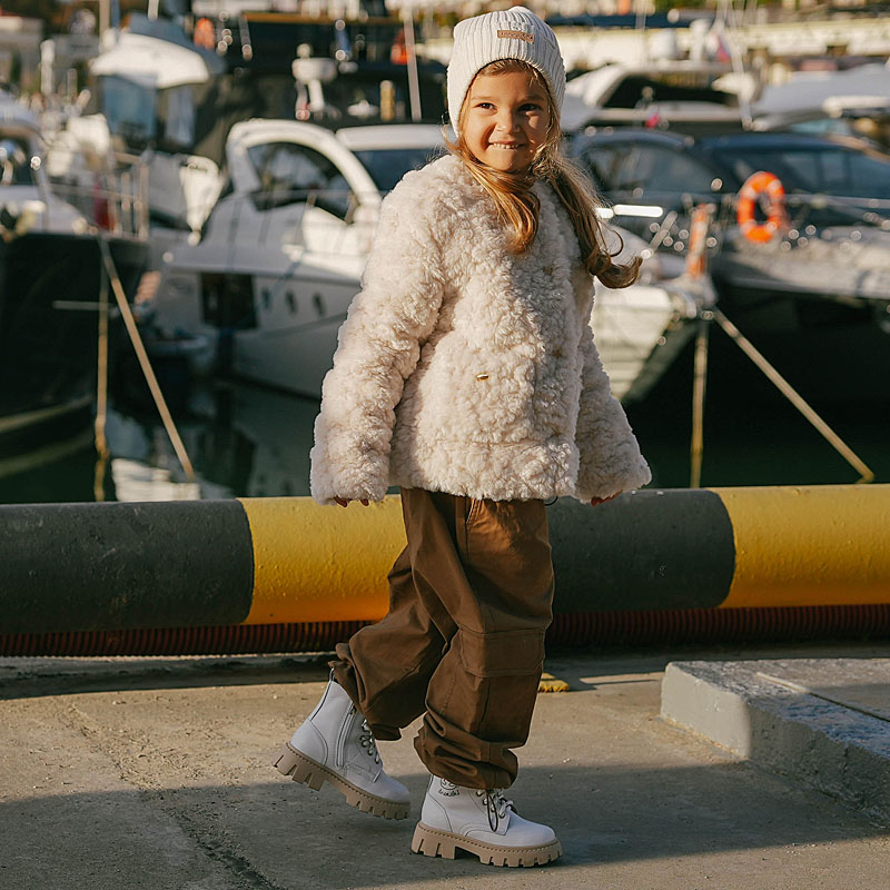 Ботинки, артикул 2152, цвет белый купить в интернет-магазине Shoeslel с доставкой по России