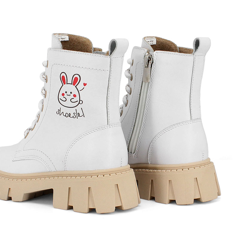 Ботинки, артикул 2152, цвет белый купить в интернет-магазине Shoeslel с доставкой по России