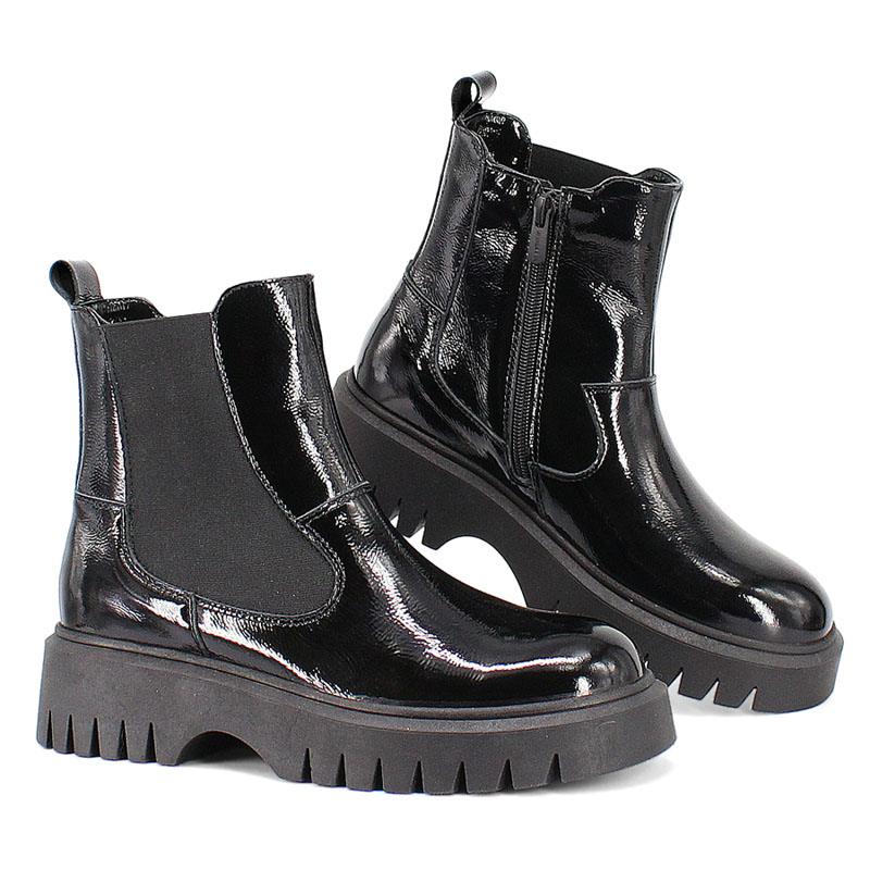 Ботинки, артикул 2153, цвет черный купить в интернет-магазине Shoeslel с доставкой по России