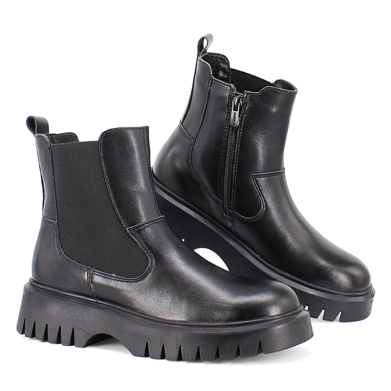 Ботинки, артикул 2153, цвет черный купить в интернет-магазине Shoeslel с доставкой по России