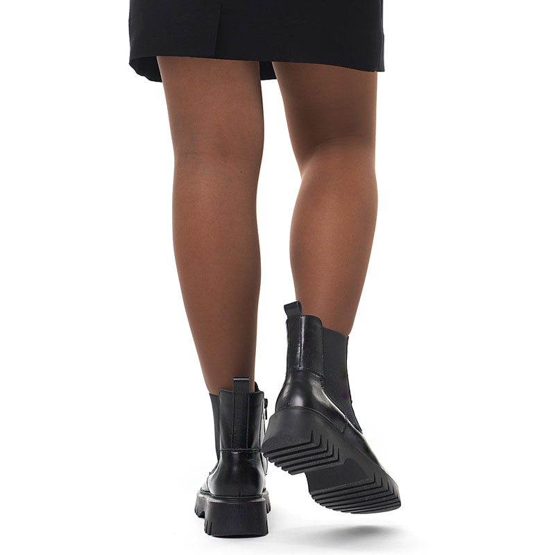 Ботинки, артикул 2153, цвет черный купить в интернет-магазине Shoeslel с доставкой по России