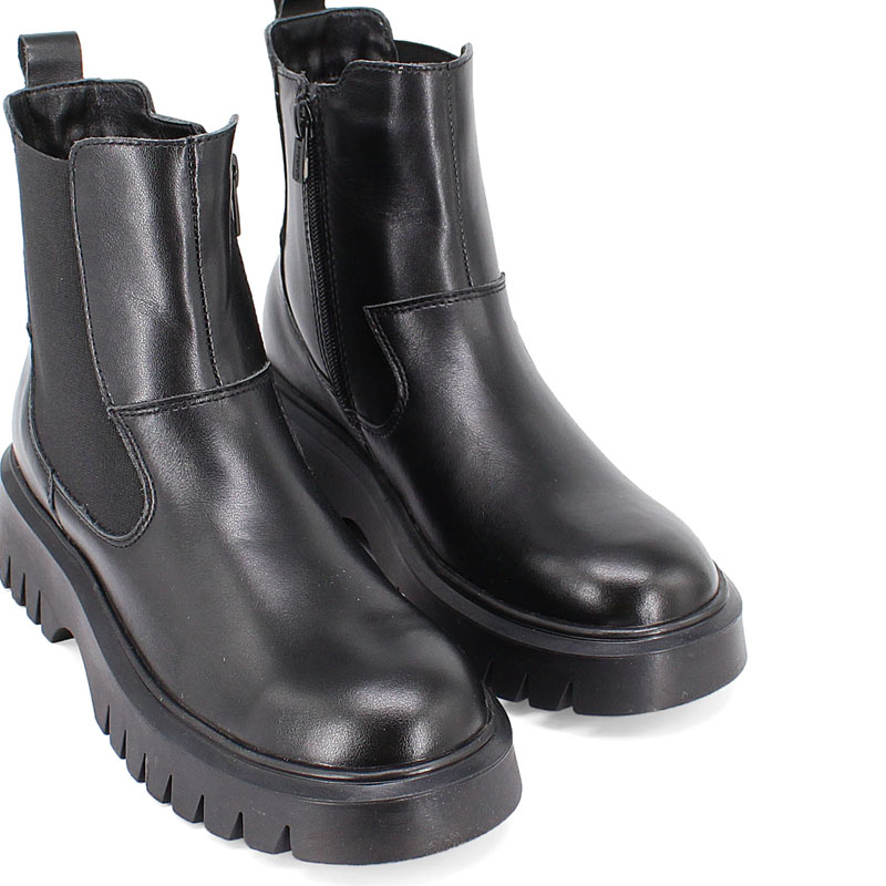 Ботинки, артикул 2153, цвет черный купить в интернет-магазине Shoeslel с доставкой по России