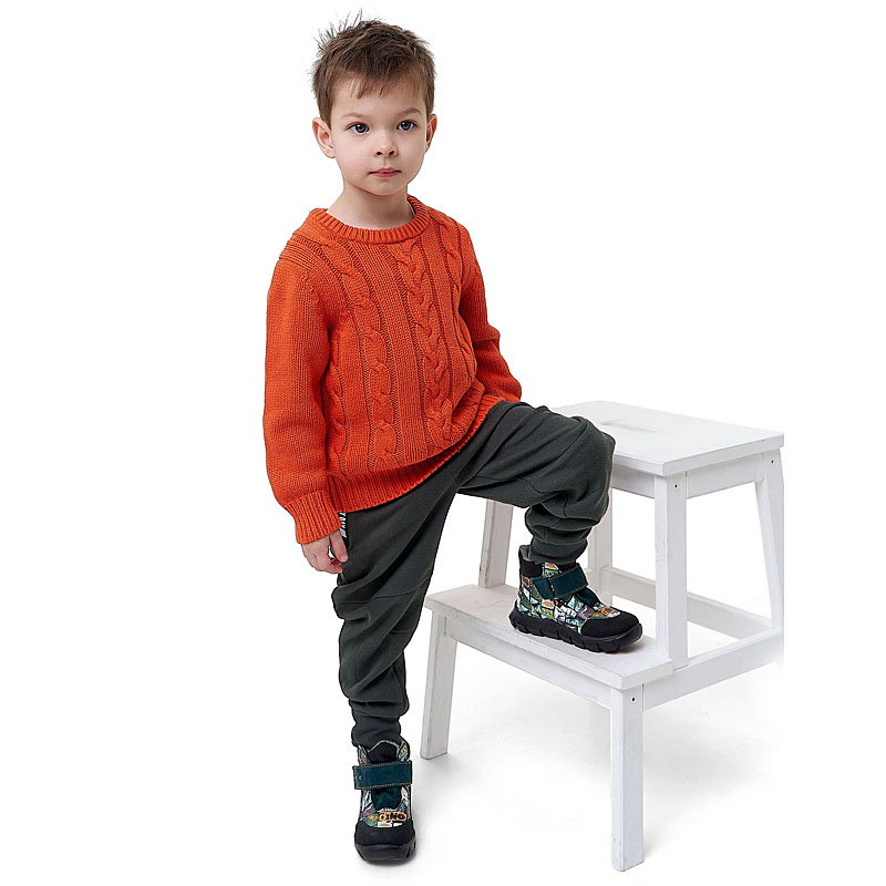 Ботинки малодетские, артикул 2156, цвет цветной купить в интернет-магазине Shoeslel с доставкой по России