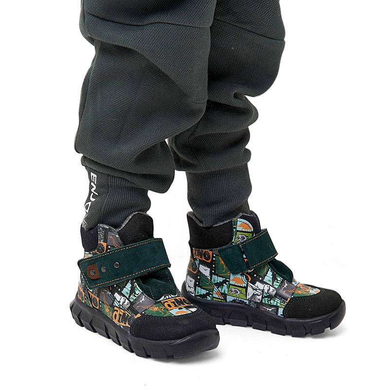 Ботинки малодетские, артикул 2156, цвет цветной купить в интернет-магазине Shoeslel с доставкой по России