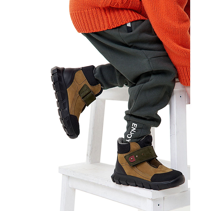 Ботинки малодетские, артикул 2156, цвет песочный купить в интернет-магазине Shoeslel с доставкой по России