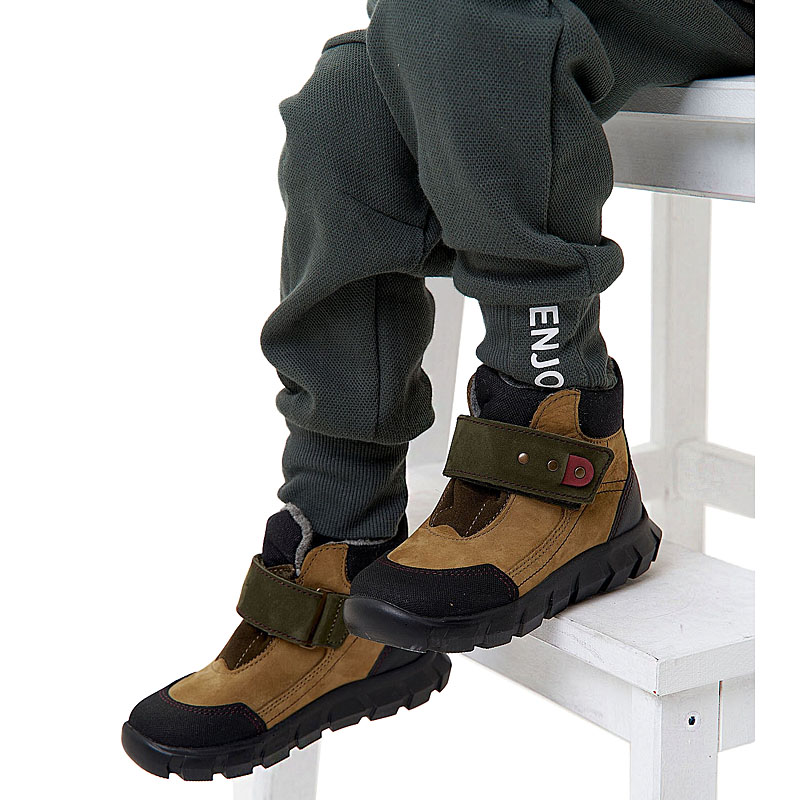 Ботинки малодетские, артикул 2156, цвет песочный купить в интернет-магазине Shoeslel с доставкой по России