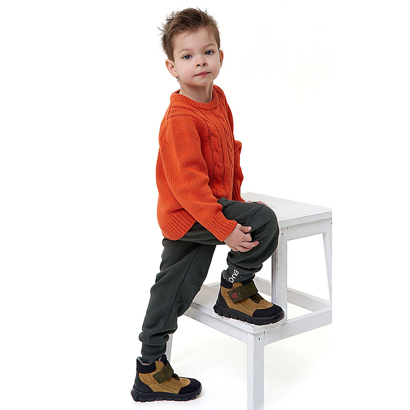 Ботинки малодетские, артикул 2156, цвет песочный купить в интернет-магазине Shoeslel с доставкой по России