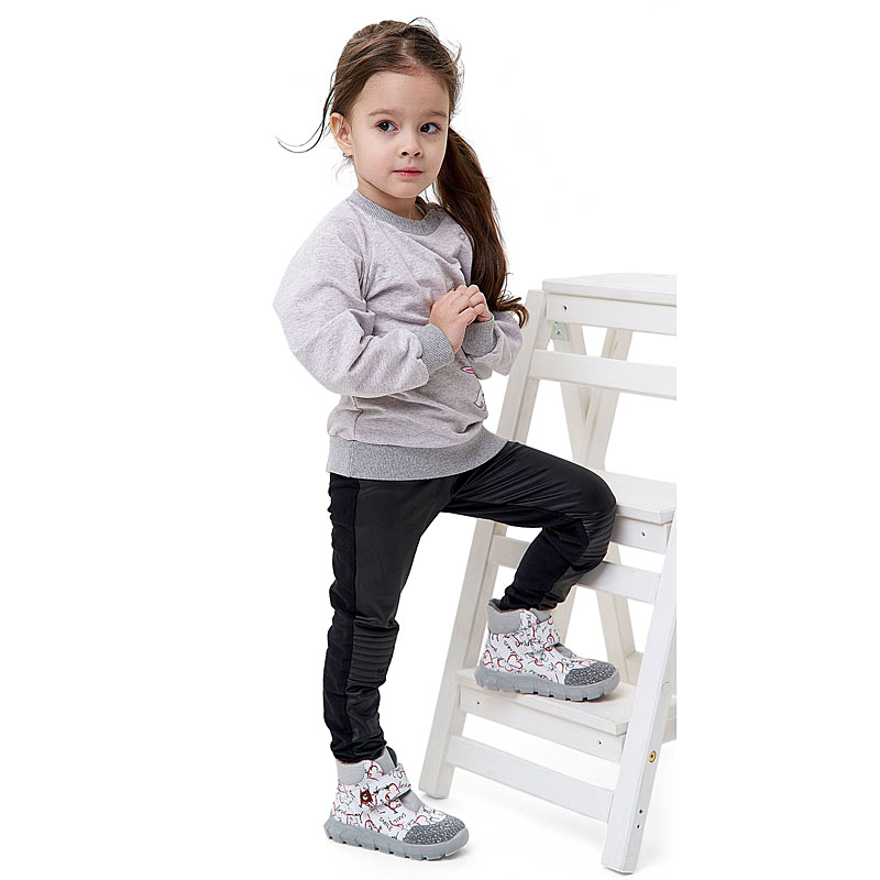 Ботинки малодетские, артикул 2156, цвет белый купить в интернет-магазине Shoeslel с доставкой по России