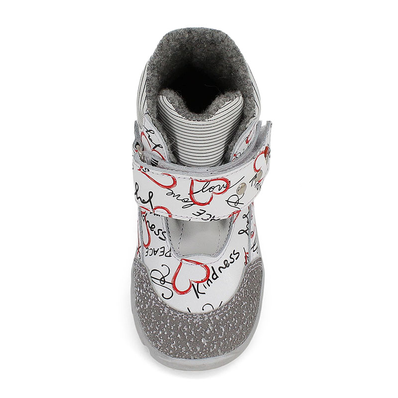 Ботинки малодетские, артикул 2156, цвет белый купить в интернет-магазине Shoeslel с доставкой по России