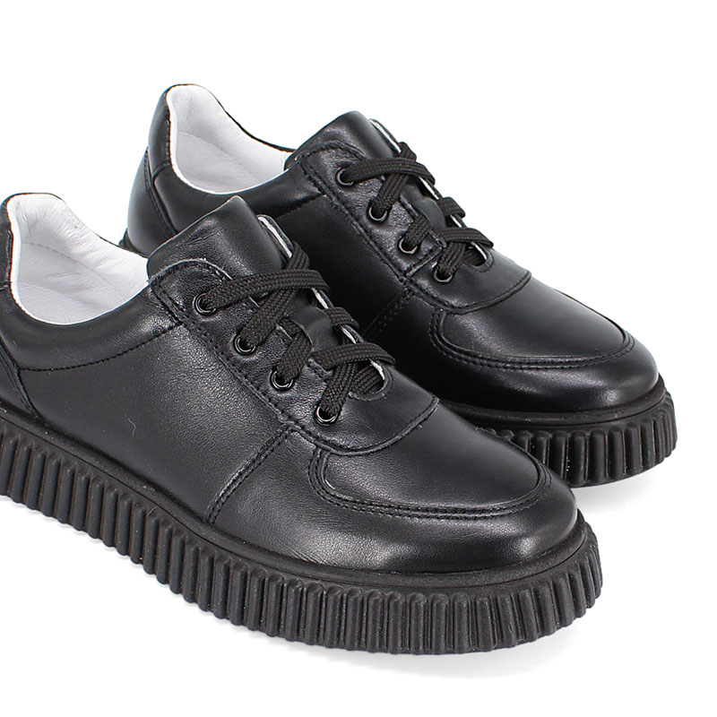 Полуботинки, артикул 2158, цвет черный купить в интернет-магазине Shoeslel с доставкой по России