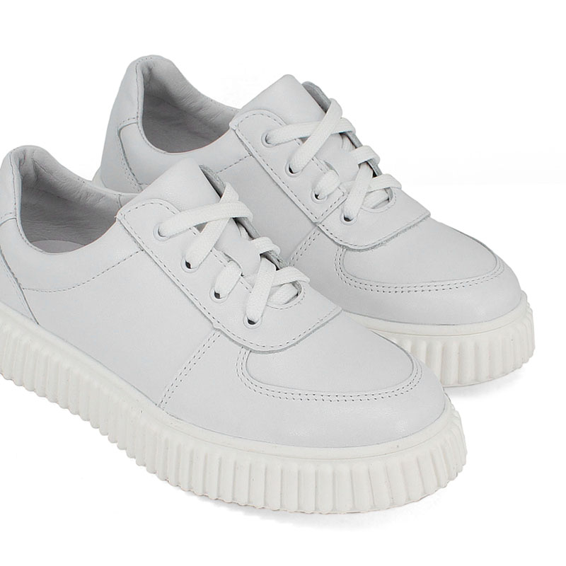 Полуботинки, артикул 2158, цвет белый купить в интернет-магазине Shoeslel с доставкой по России