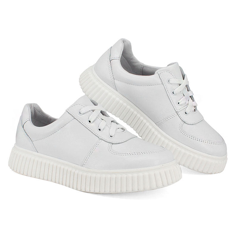 Полуботинки, артикул 2158, цвет белый купить в интернет-магазине Shoeslel с доставкой по России