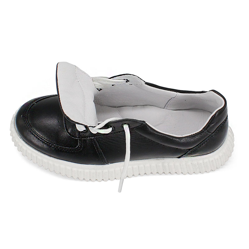 Полуботинки, артикул 2158, цвет черно-белый купить в интернет-магазине Shoeslel с доставкой по России