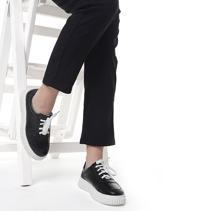 Полуботинки, артикул 2158, цвет черно-белый купить в интернет-магазине Shoeslel с доставкой по России