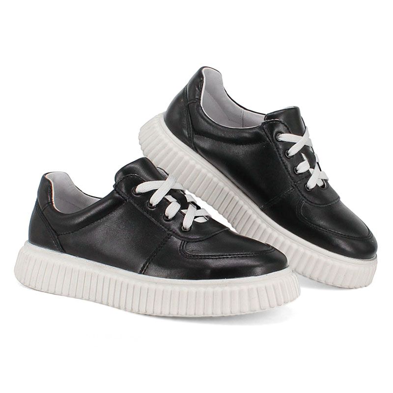 Полуботинки, артикул 2158, цвет черно-белый купить в интернет-магазине Shoeslel с доставкой по России