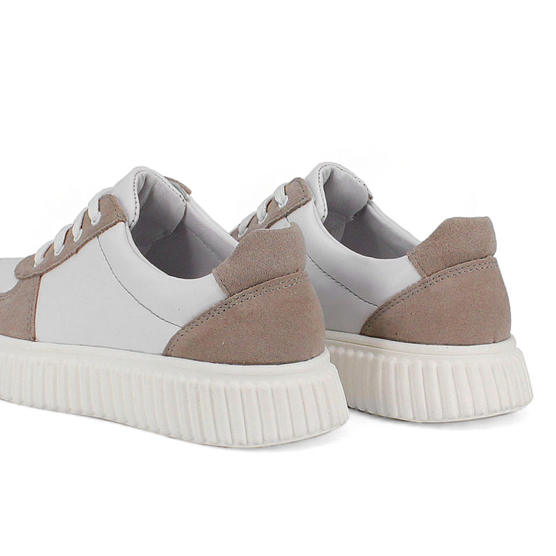 Полуботинки, артикул 2158, цвет бело-бежевый купить в интернет-магазине Shoeslel с доставкой по России