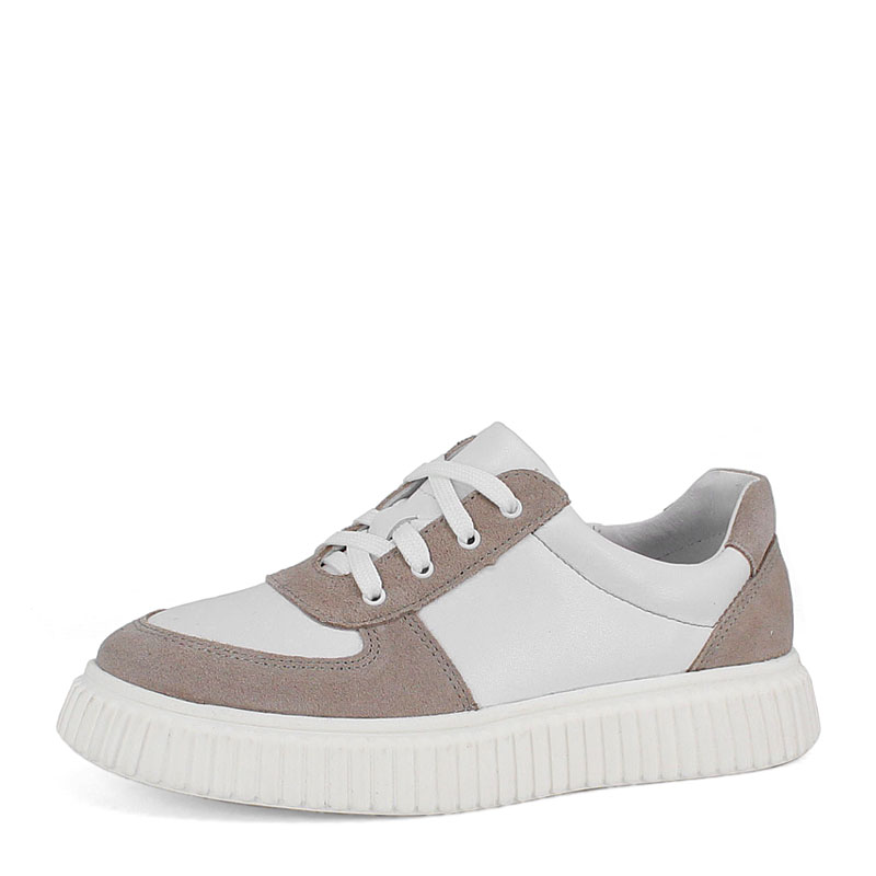 Полуботинки, артикул 2158, цвет бело-бежевый купить в интернет-магазине Shoeslel с доставкой по России