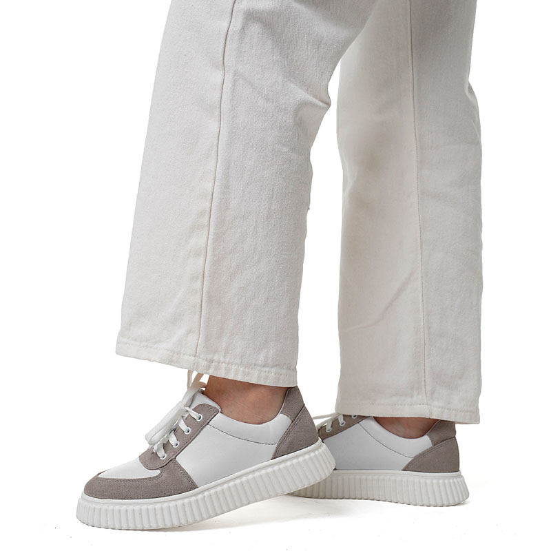 Полуботинки, артикул 2158, цвет бело-бежевый купить в интернет-магазине Shoeslel с доставкой по России