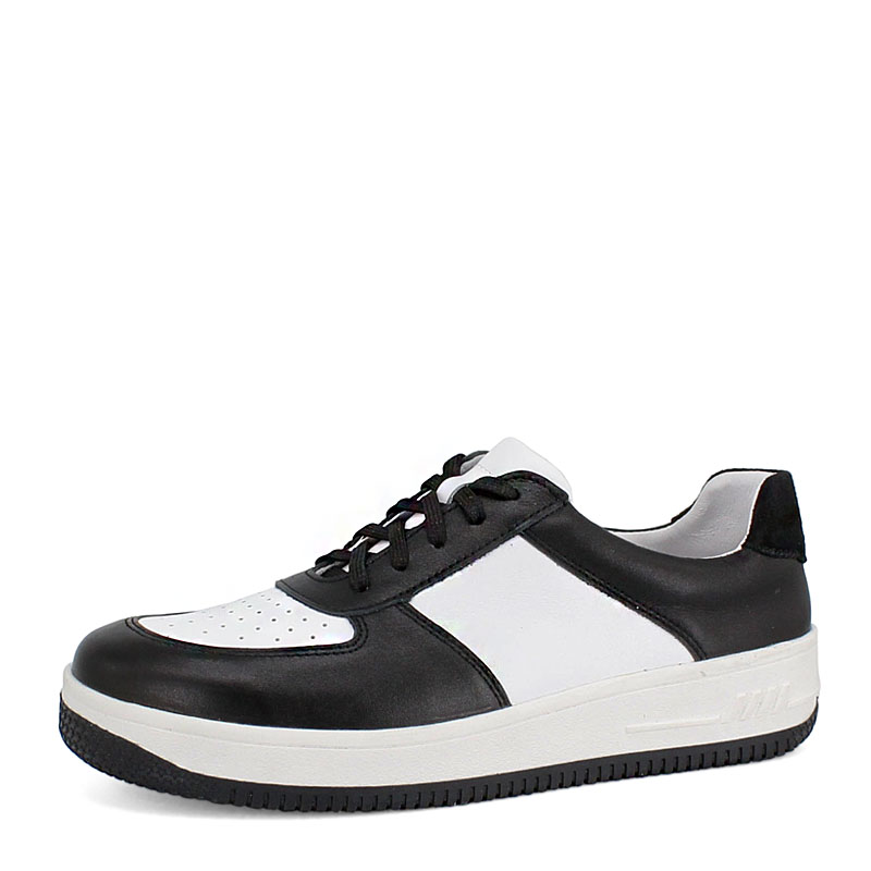 Полуботинки, артикул 2161, цвет черно-белый купить в интернет-магазине Shoeslel с доставкой по России