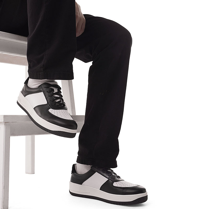 Полуботинки, артикул 2161, цвет черно-белый купить в интернет-магазине Shoeslel с доставкой по России