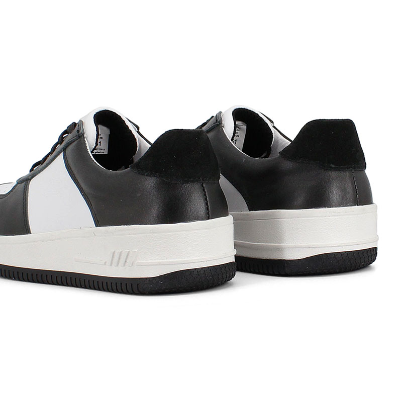 Полуботинки, артикул 2161, цвет черно-белый купить в интернет-магазине Shoeslel с доставкой по России