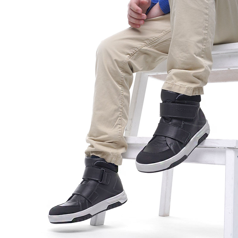 Ботинки, артикул 2176, цвет черный купить в интернет-магазине Shoeslel с доставкой по России