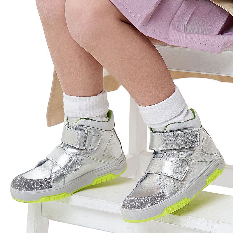 Ботинки, артикул 2176, цвет серебристый купить в интернет-магазине Shoeslel с доставкой по России