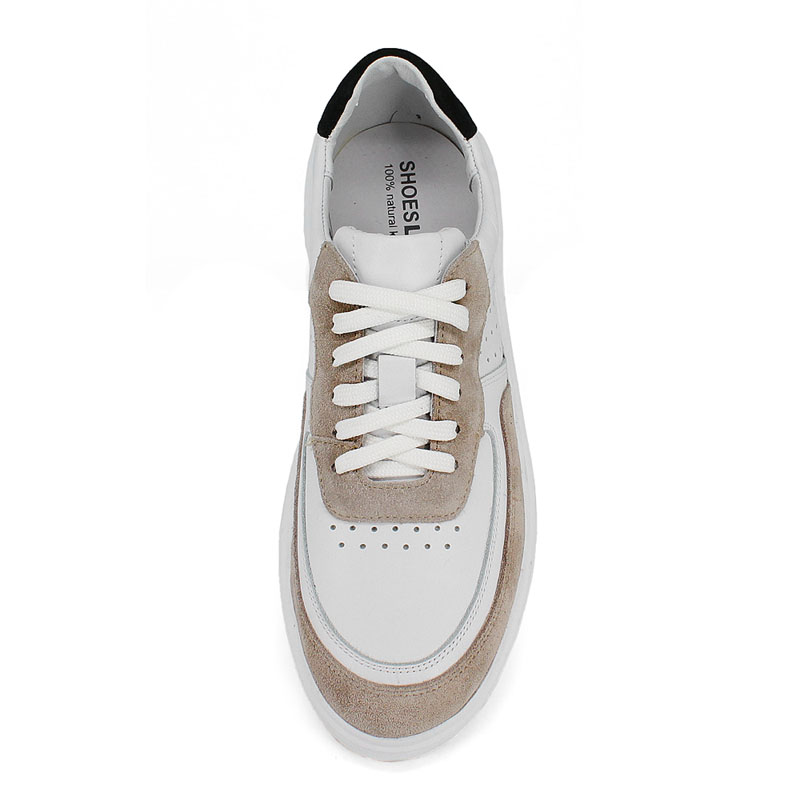 Полуботинки, артикул 2177, цвет бело-бежевый купить в интернет-магазине Shoeslel с доставкой по России