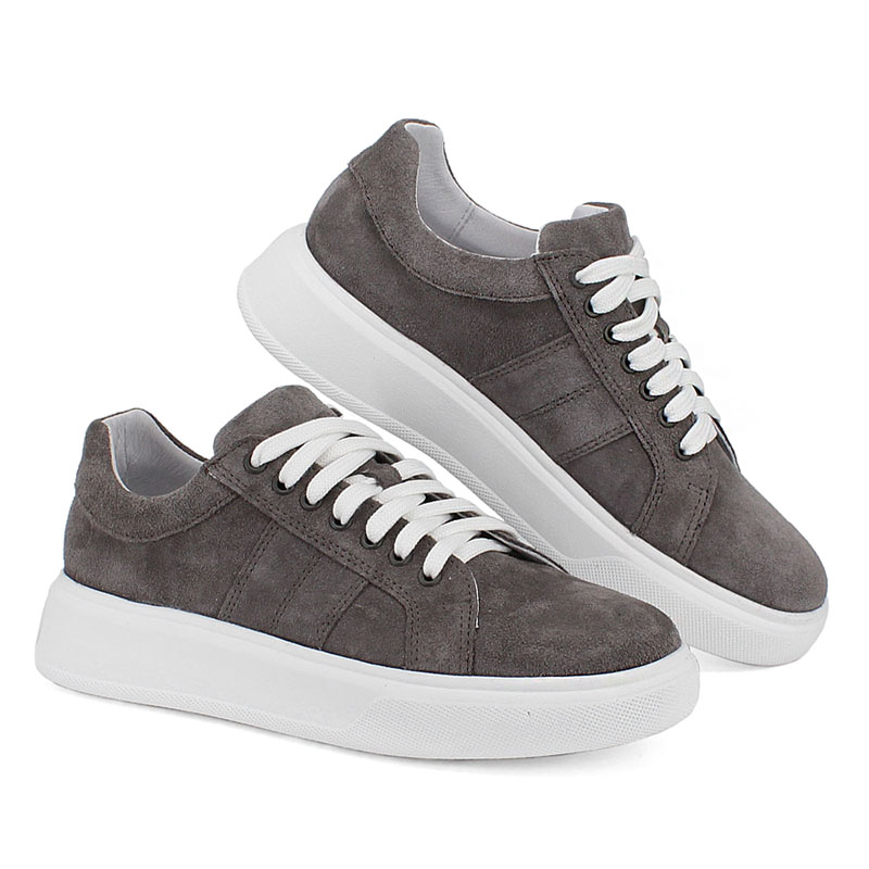 Полуботинки, артикул 2181, цвет серый купить в интернет-магазине Shoeslel с доставкой по России