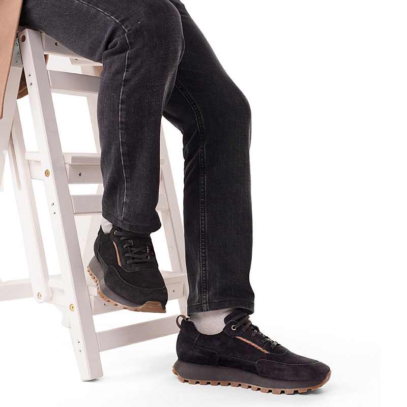 Полуботинки, артикул 2186, цвет черный купить в интернет-магазине Shoeslel с доставкой по России