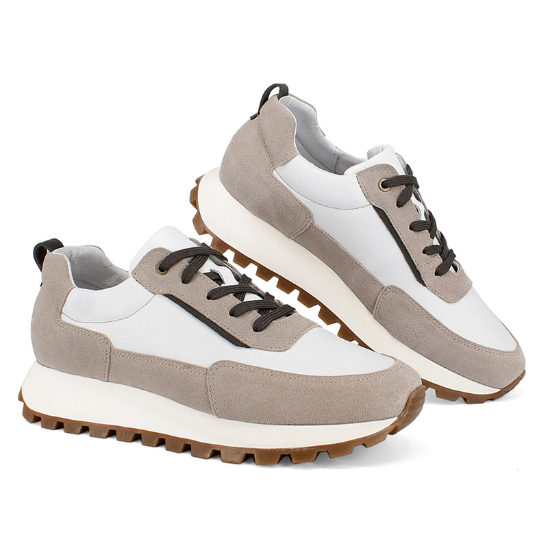 Полуботинки, артикул 2186, цвет светло-бежевый купить в интернет-магазине Shoeslel с доставкой по России