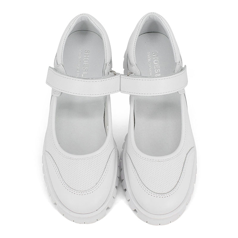 Туфли, артикул 2193, цвет белый купить в интернет-магазине Shoeslel с доставкой по России