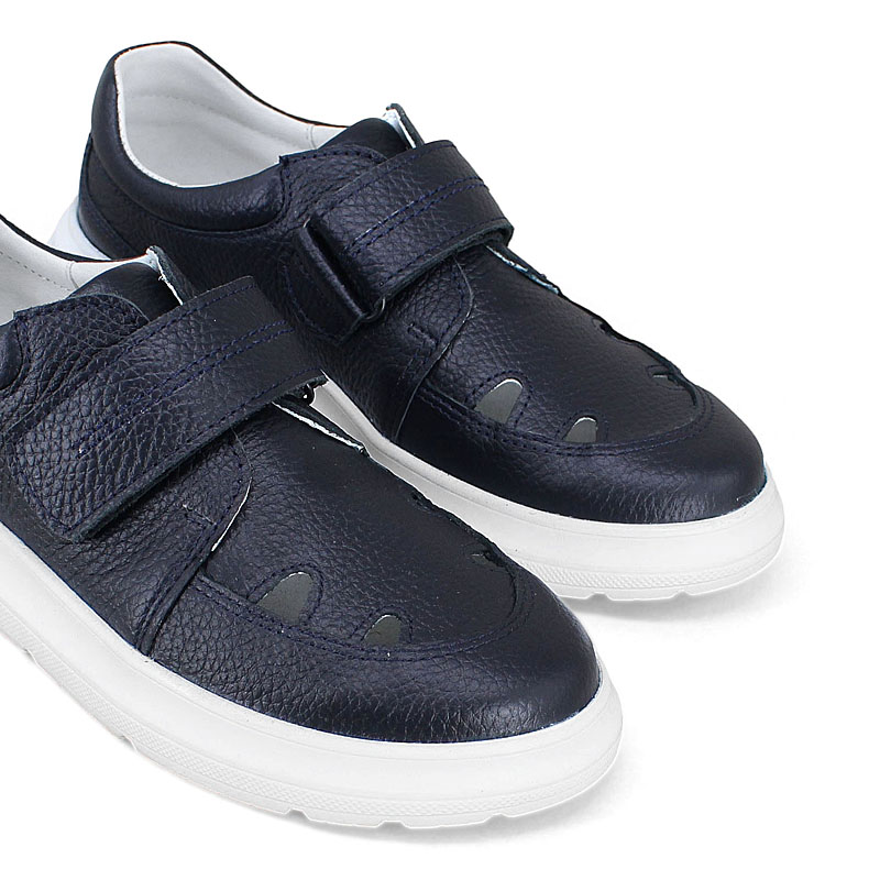 Полуботинки, артикул 2196, цвет синий купить в интернет-магазине Shoeslel с доставкой по России