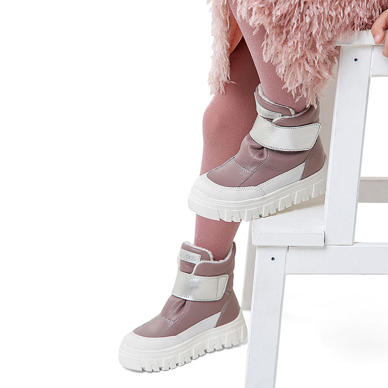 Ботинки, артикул 2230, цвет пыльно-розовый купить в интернет-магазине Shoeslel с доставкой по России